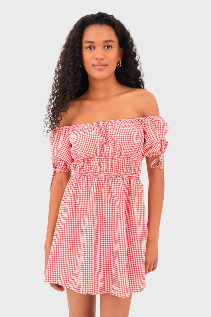 "Berry" dress red