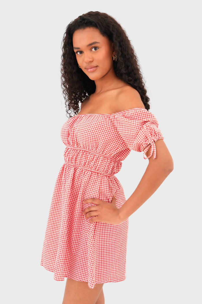 "Berry" dress red