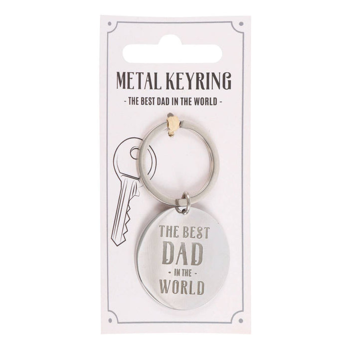 Best Dad in the World Father's Day Keyring
