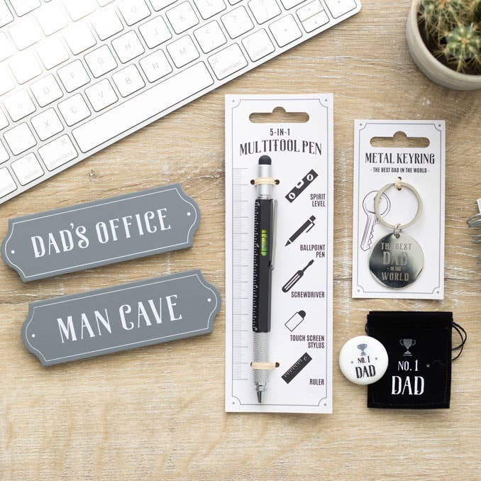 Best Dad in the World Father's Day Keyring