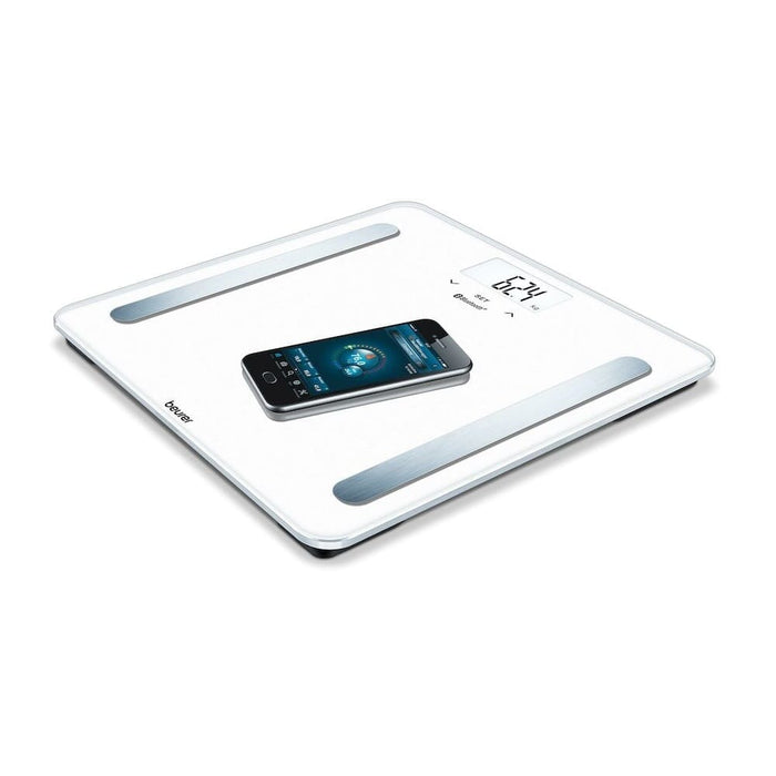 Alternative view of Beurer BF 600 Diagnostic Bathroom Scale, showing different angle or usage.