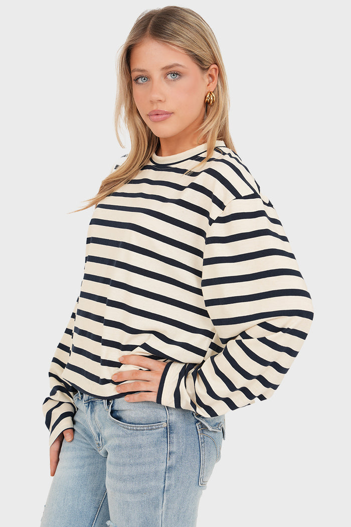 "Bibi" top blue