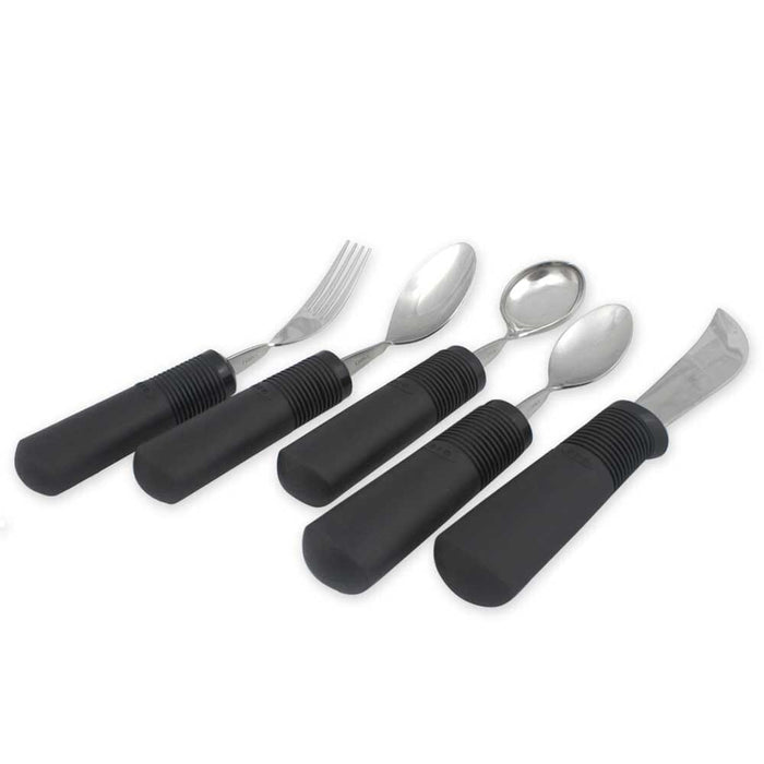 Alternative view of BIG-GRIP Cutlery Set Assessment Kit, showing different angle or usage.