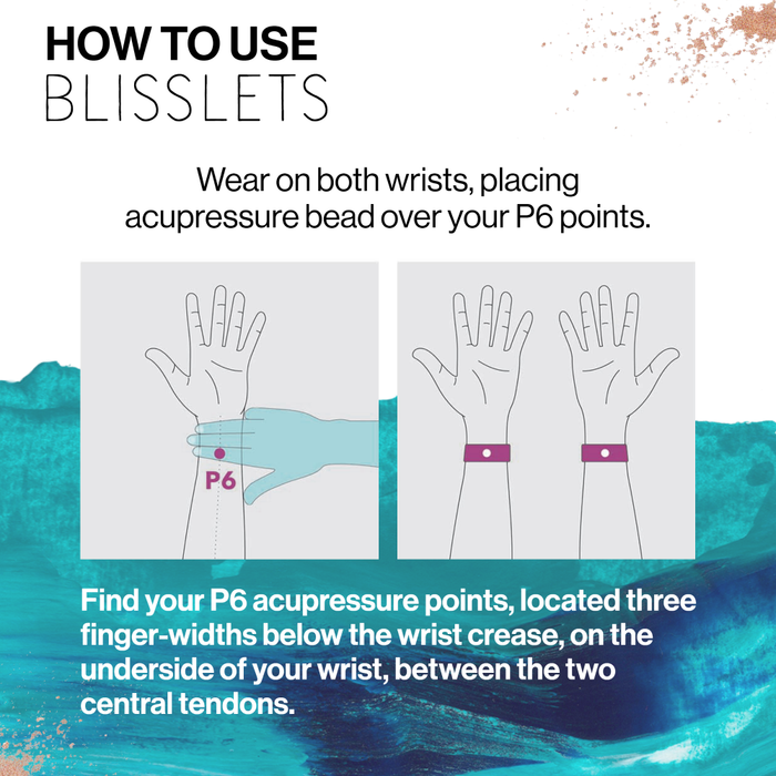 BLISSLETS Gianna Duo Nausea & Anxiety Relief Bracelets