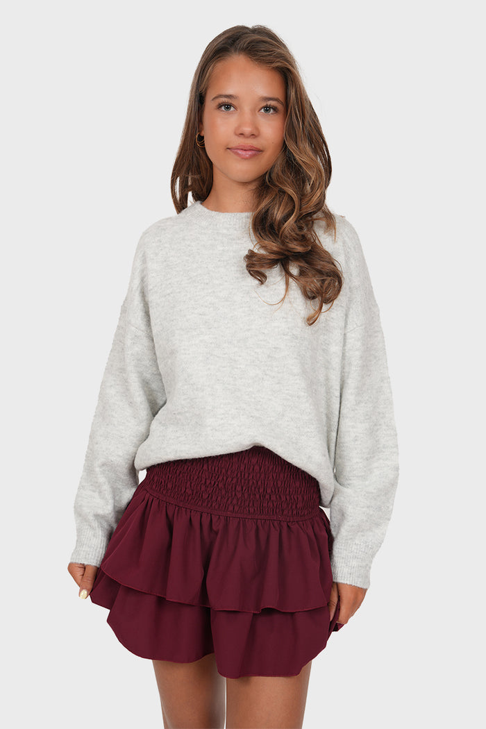 "Bloom" skirt bordeaux