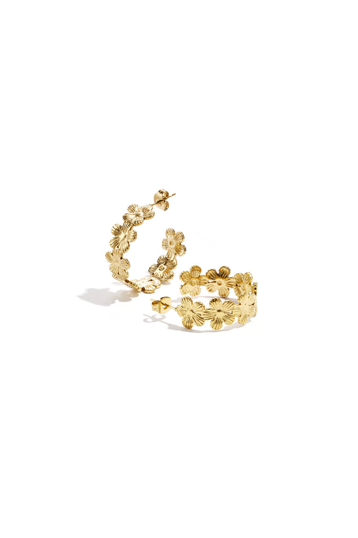 "Blossom" hoops