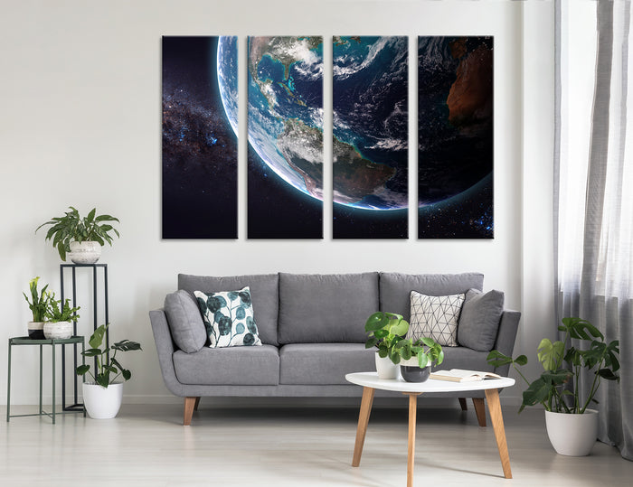 Blue Earth Canvas Print #6017