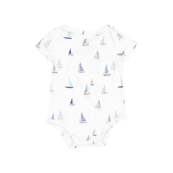 Blue Sailboats | Bodysuit Onesie