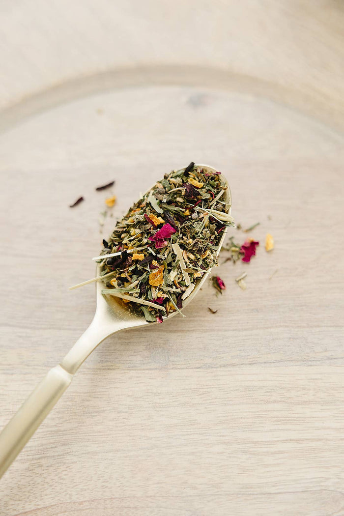 BLUSH BERRY Organic Inflow Tea for Monthly Rhythm | Loose Leaf