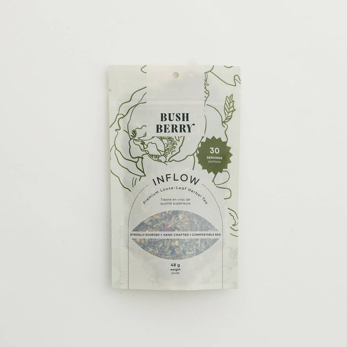 BLUSH BERRY Organic Inflow Tea for Monthly Rhythm | Loose Leaf