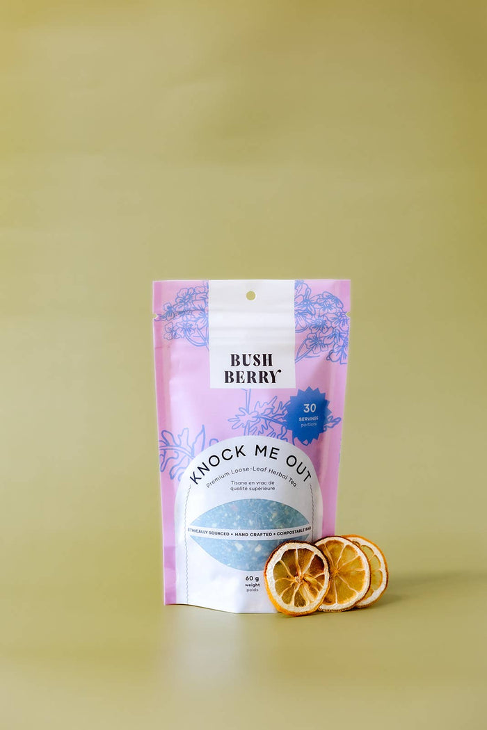 BLUSH BERRY Organic Knock Me Out Tea | With Valerian Root