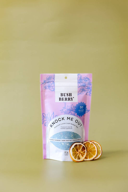 BLUSH BERRY Organic Knock Me Out Tea | With Valerian Root
