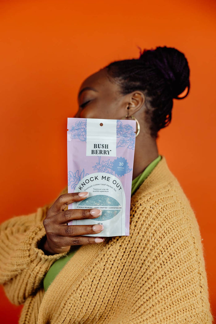 BLUSH BERRY Organic Knock Me Out Tea | With Valerian Root