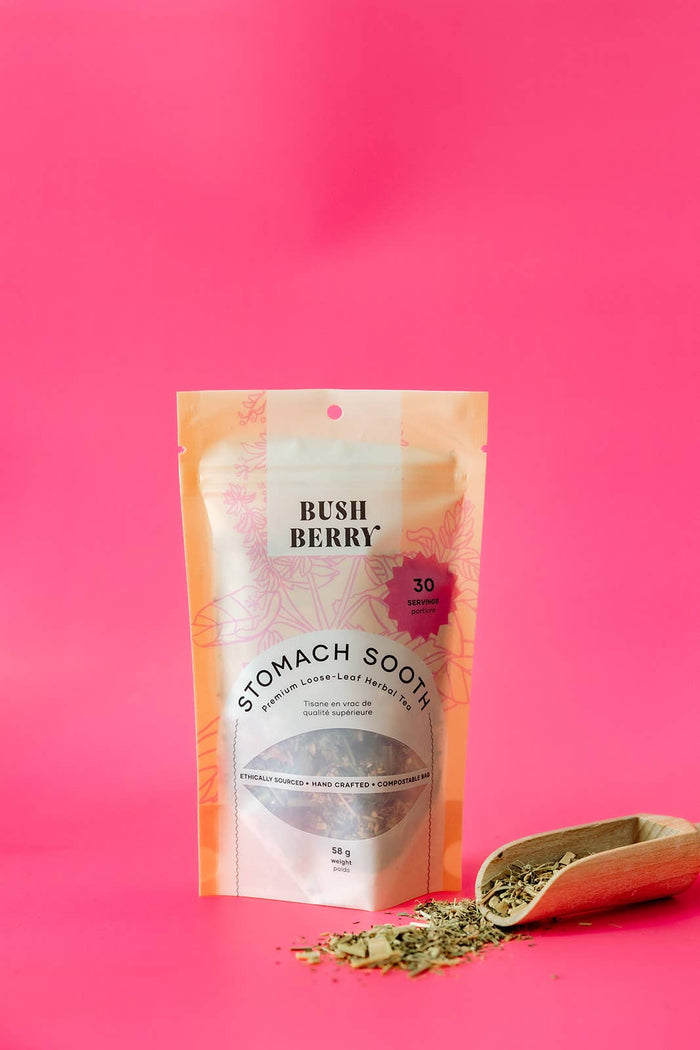 BLUSH BERRY Organic Stomach Soothing Loose Leaf Tea