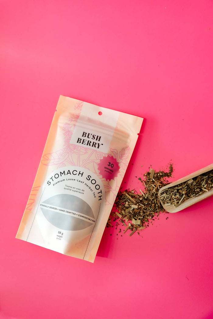 BLUSH BERRY Organic Stomach Soothing Loose Leaf Tea