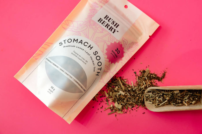 BLUSH BERRY Organic Stomach Soothing Loose Leaf Tea