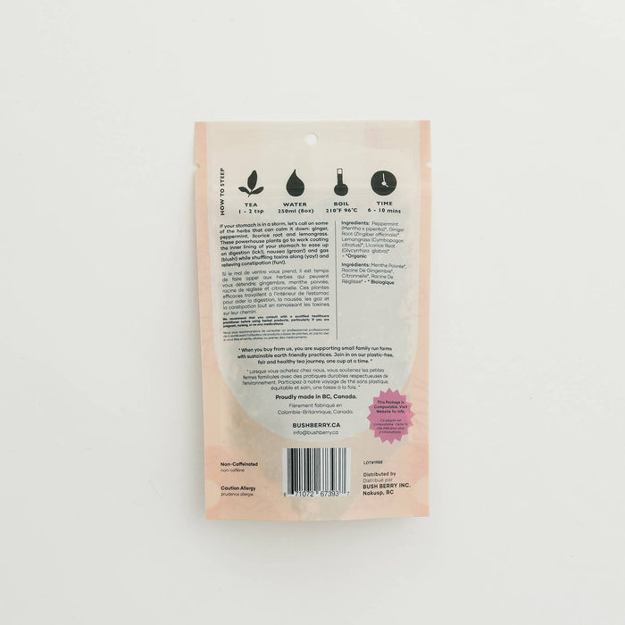 BLUSH BERRY Organic Stomach Soothing Loose Leaf Tea