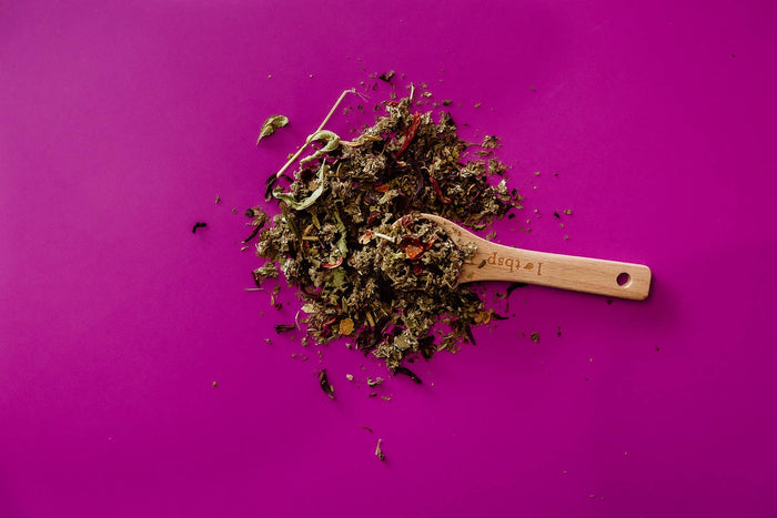 BLUSH BERRY Organic Wild Raspberry Hibiscus Tea