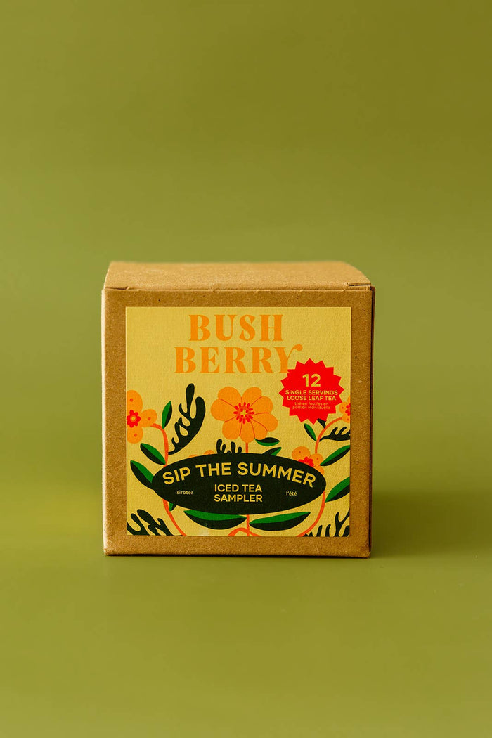BLUSH BERRY Sip The Summer | Tea Sampler (12 Single Servings Tea)