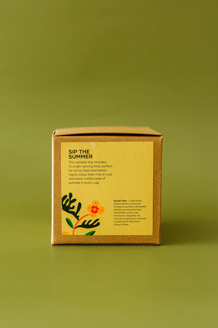 BLUSH BERRY Sip The Summer | Tea Sampler (12 Single Servings Tea)
