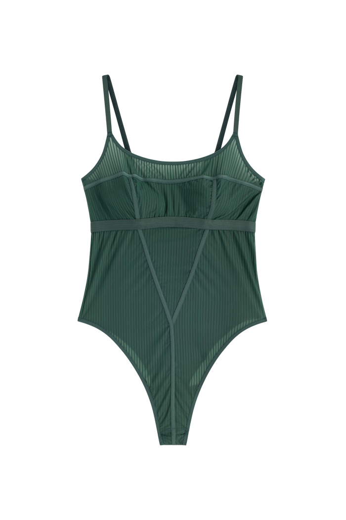 groene lingerie bodysuit pavo couture