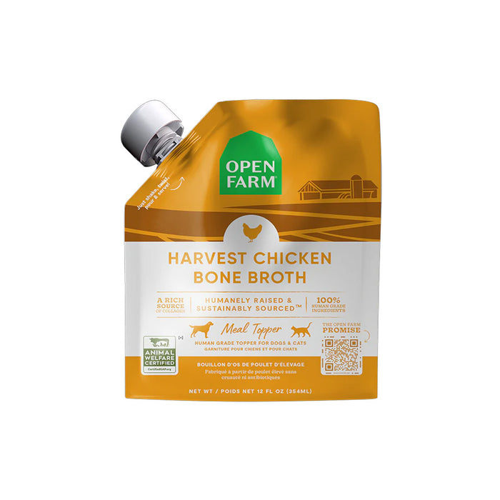 Open Farm Bone Broth Harvest Chicken 12oz