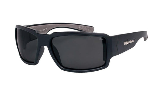 Bomber Boogie ANSI Z87+ safety glasses with smoke anti-fog lens and floating frame