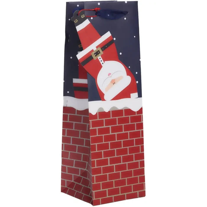 Bottle Tote - Santa’s List - 6 Count - XBT586