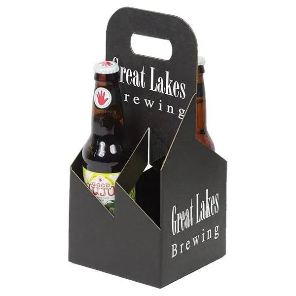 Bottle/Beer Carriers (12 oz bottle) - Open Style Corrugated - 30/ctn - Mac Paper Supply