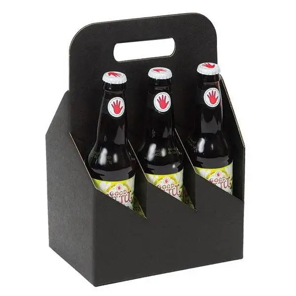 Bottle/Beer Carriers (12 oz bottle) - Open Style Corrugated - 30/ctn - Mac Paper Supply