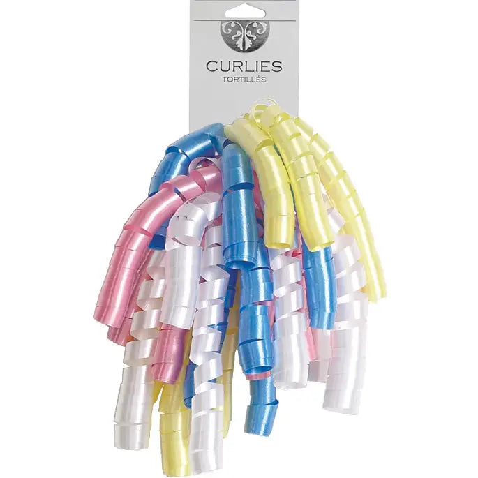 Bow - Curly - Poly - Pastel - BCL02