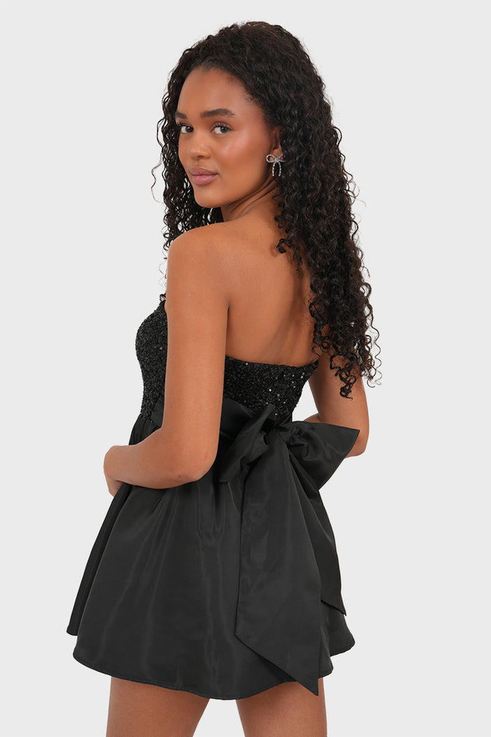 "Bow" dress black