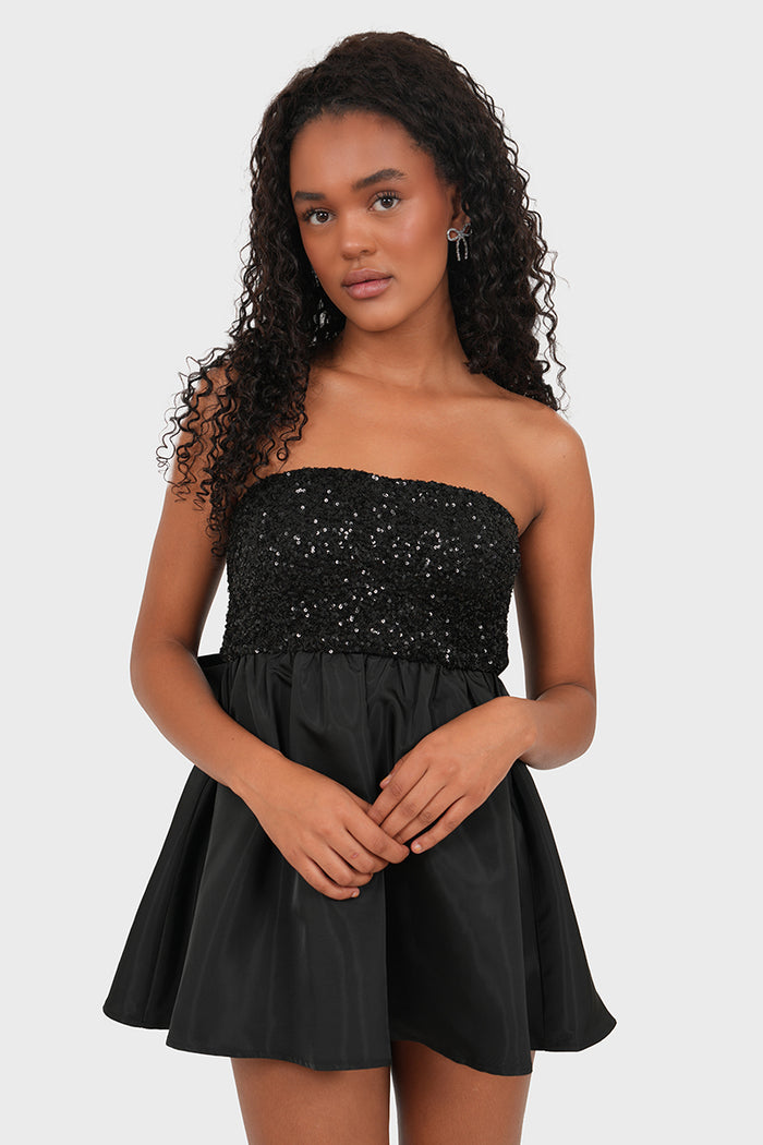 "Bow" dress black