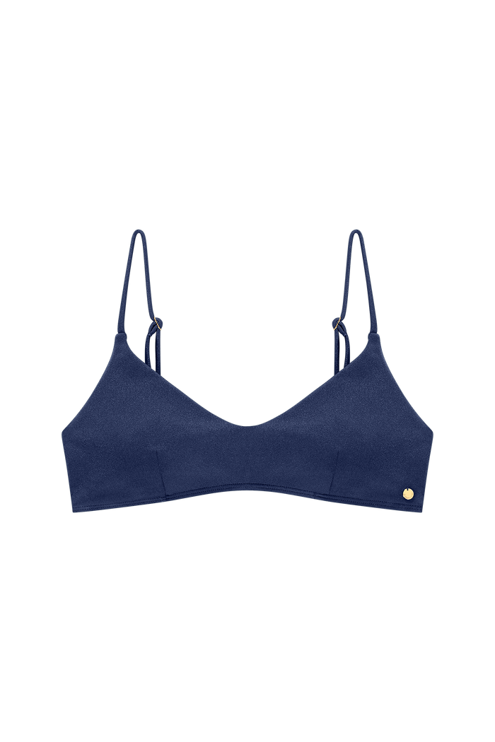 bralette zwemtop bikini donkerblauw