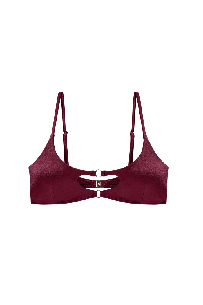 ringen bikini bralette bordeaux
