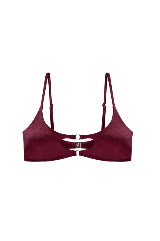 ringen bikini bralette bordeaux