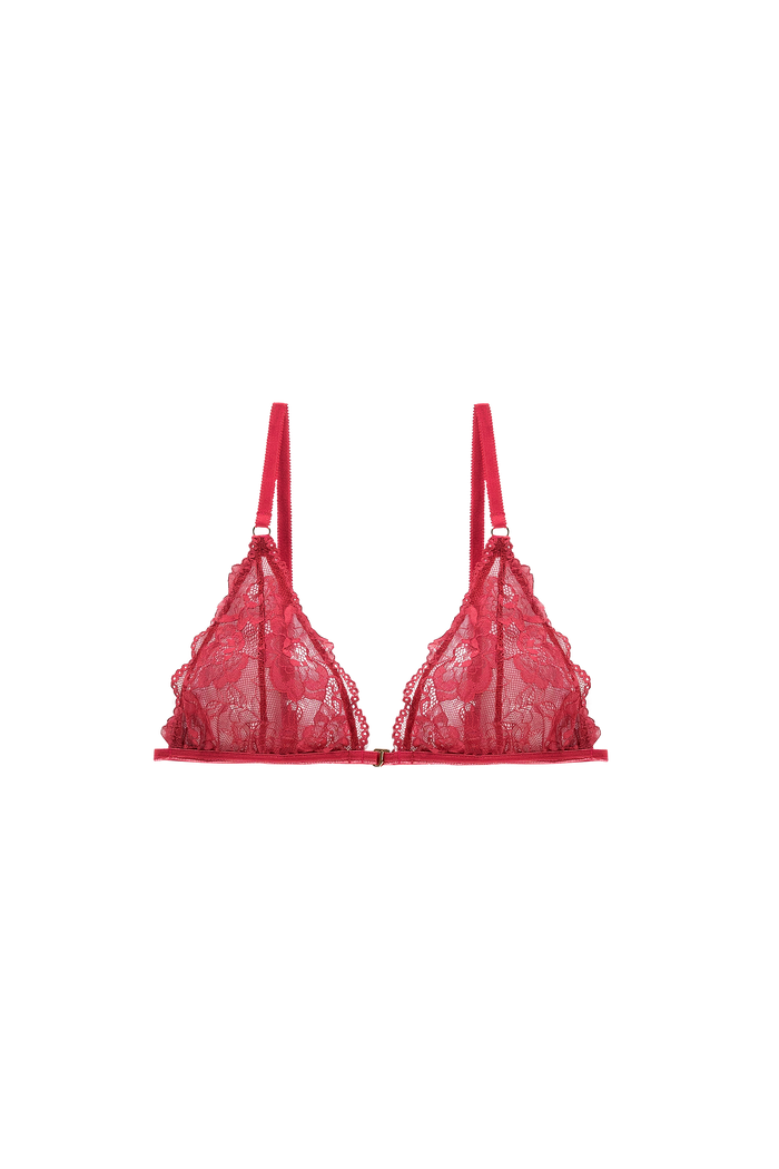 rode bralette van kant