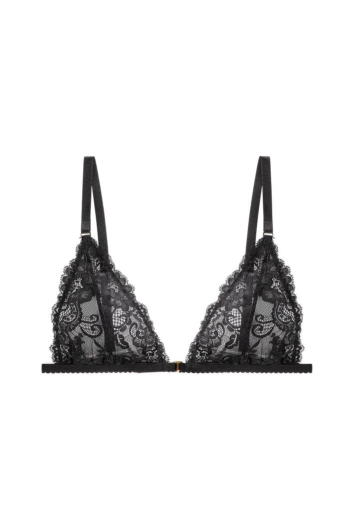 zwarte bralette van kant