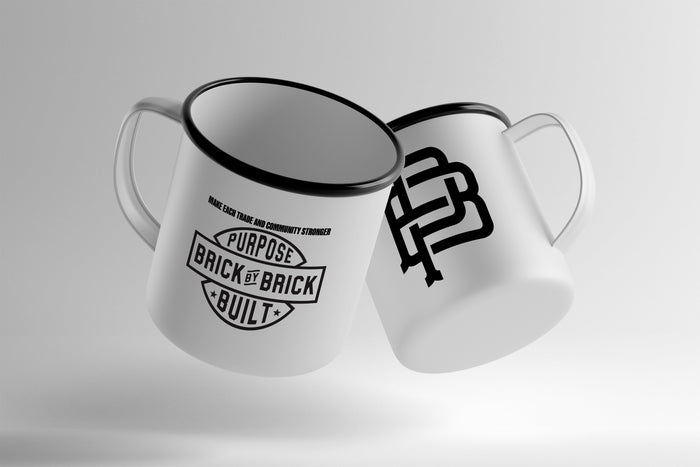 Purpose-Built Brick By Brick mug