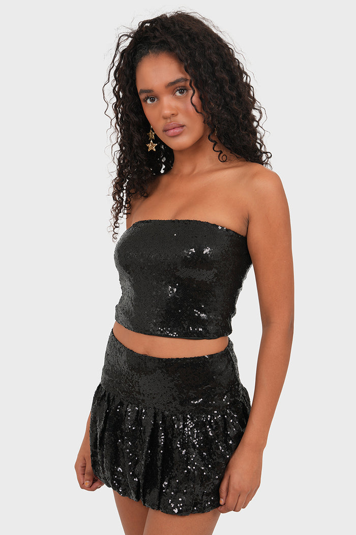 "Bright" skirt black