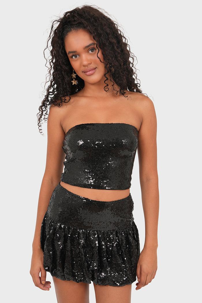"Bright" top black
