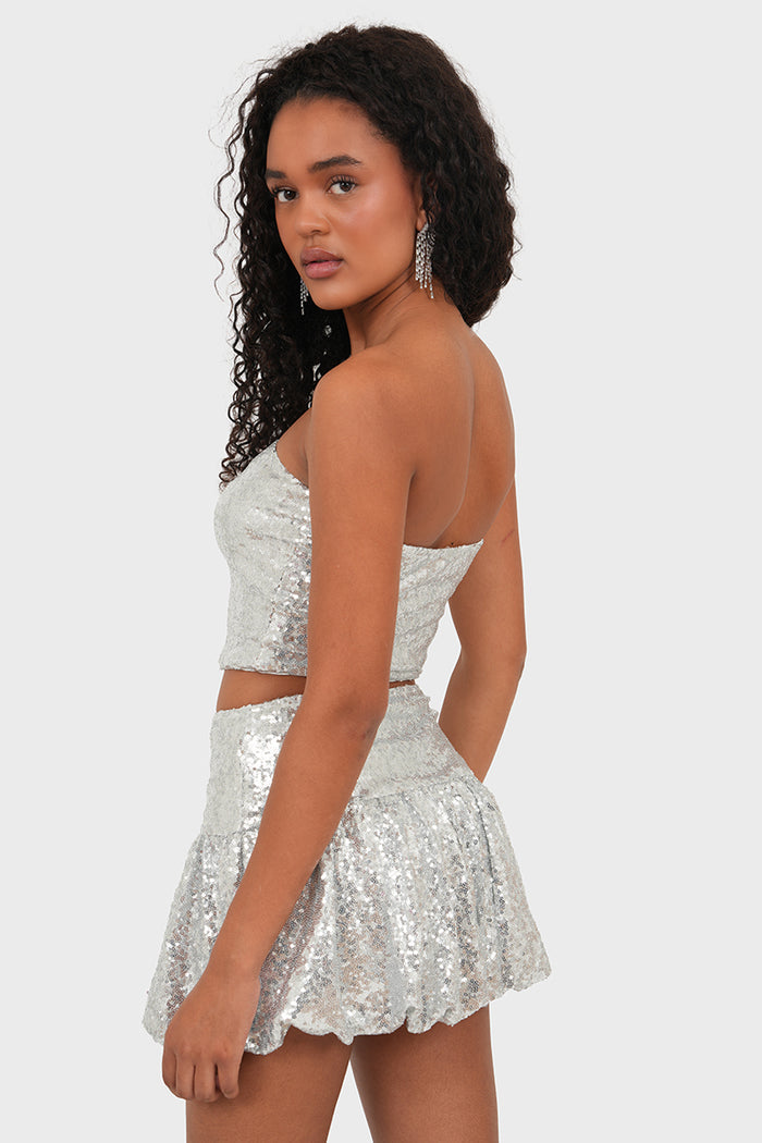 "Bright" top silver