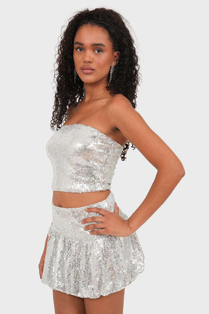 "Bright" top silver