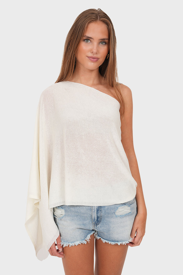 "Brooke" top white