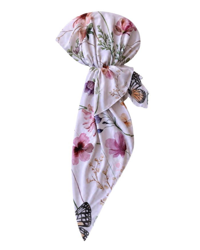 Tie Ur Knot Butterfly Garden Adjustable Pre-Tied Swim Bandanna Myselflingerie.com