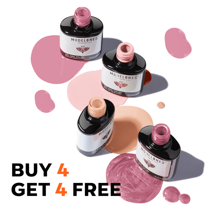 Buy 4 Get 4 Free Modelones Gel Nail Polish Inspire Gel (15ml) Inspire Gel MODELONES