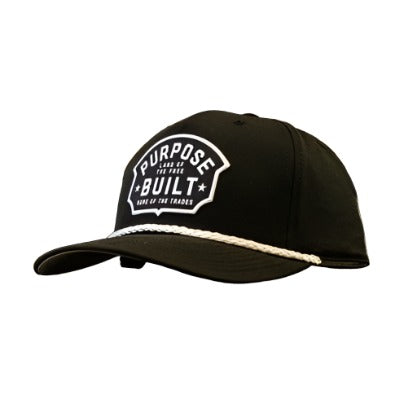 Purpose-Built Cadillac rope hat in black
