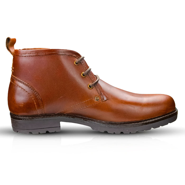 Camden Leather Chukka Boots - Brown