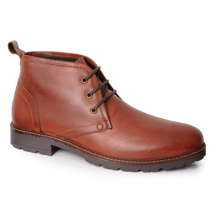 Camden Leather Chukka Boots - Brown