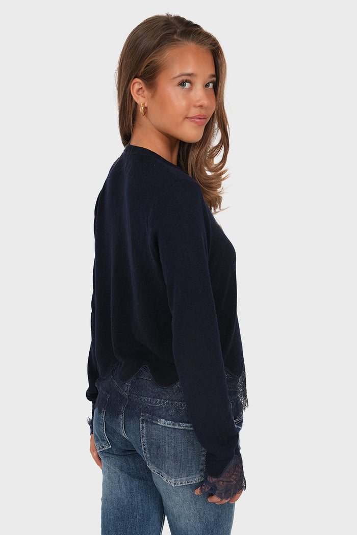 "Camille" sweater navy
